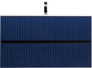 Подвесная тумба под раковину Art&Max Torino 100см сапфир AM-TORINO-1000-2C-SO-SA-P